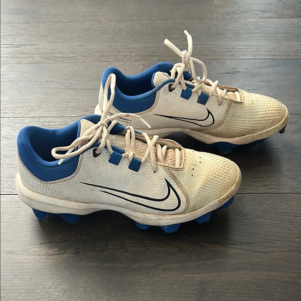 Nike Blue and White Sports Shoes